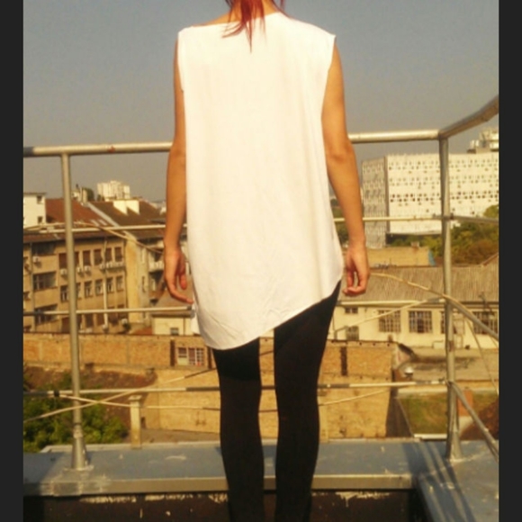 Black Asymmetrical Tunic - Picture 5 of 6